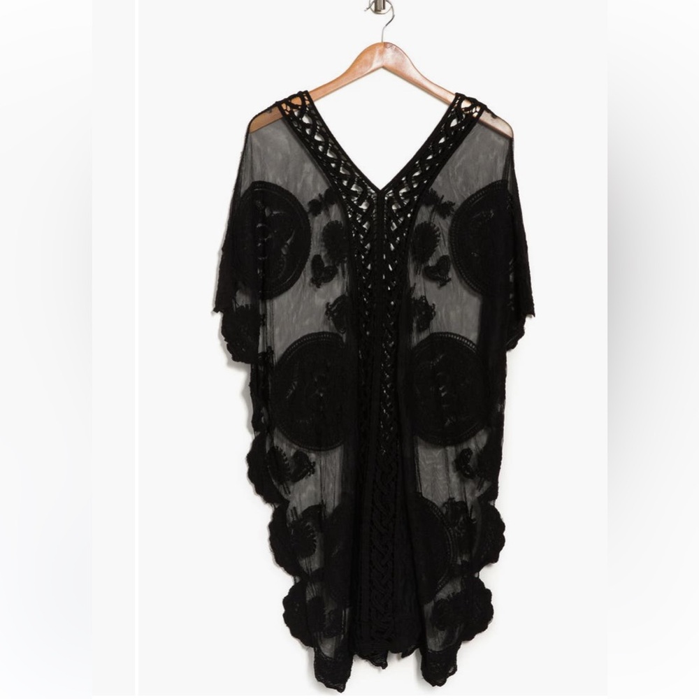 NWT Vince Camuto Leaf Lace Topper - Picture 3 of 4